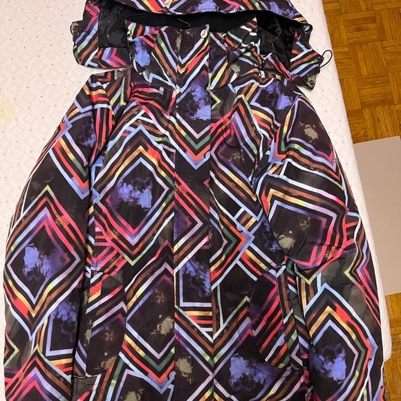 Roxy Multicolor Geometric Jacket - Picture 1 of 9